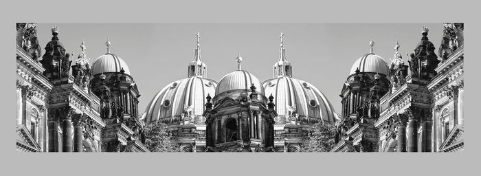 Low angle view of church against sky