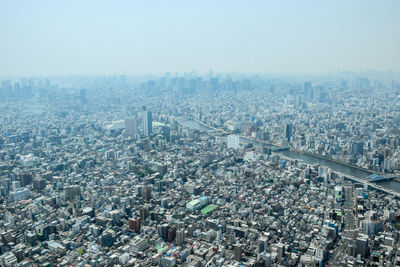 Aerial view of cityscape