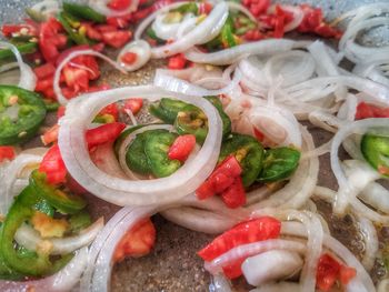 Close-up of served food