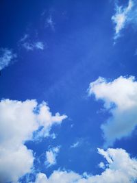 Low angle view of clouds in sky