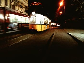 Illuminated street light at night