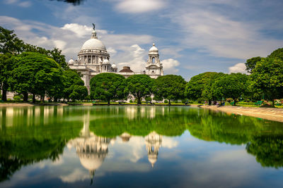 Victoria memorial hall in kolkata, west bengal, india