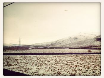 Snow covered landscape