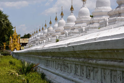 Panoramic view of buildings against sky