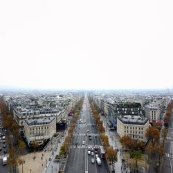 High angle view of cityscape