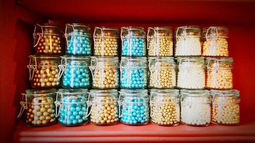 Close-up of candies