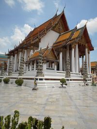 View of temple against sky