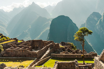 Scenic view of mountains