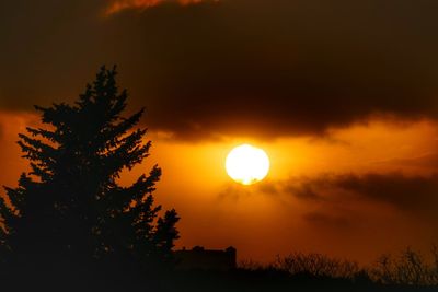 Scenic view of sunset sky