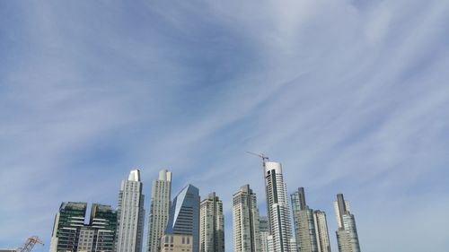 Low angle view of buildings against sky