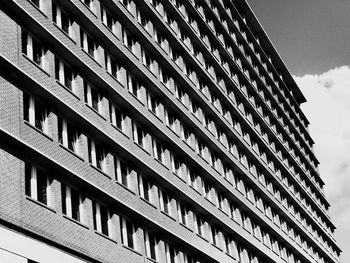 Low angle view of building against sky