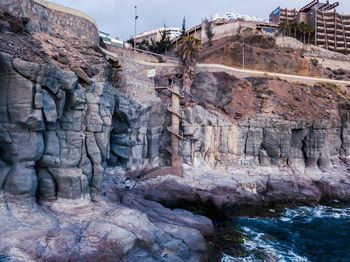 View of rock formation