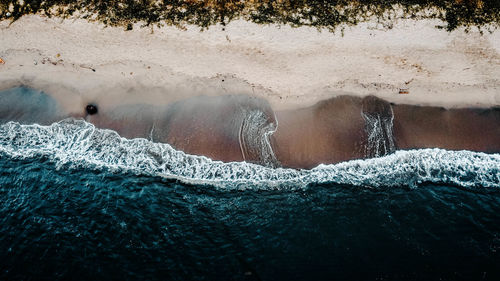 Scenic view of sea shore