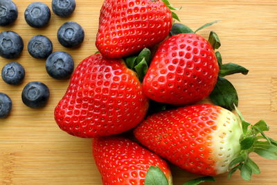 Close-up of strawberries