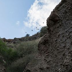 Scenic view of rocky mountains