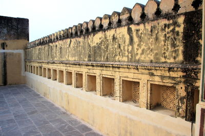 View of old building against sky