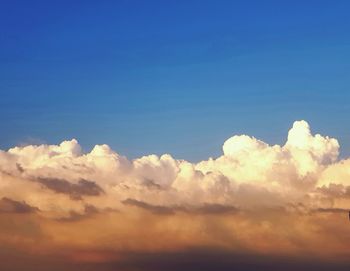 Low angle view of clouds in sky