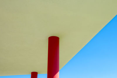 Low angle view of blue sky