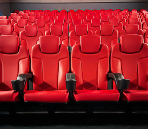 Empty seats in theater