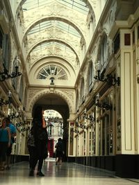 Interior of shopping mall