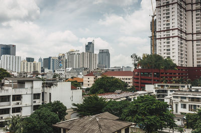 Cityscape against sky