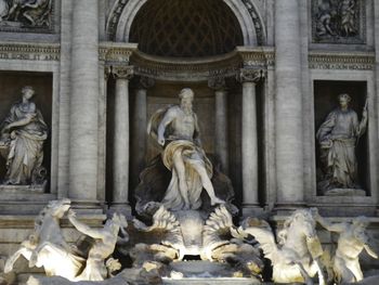Low angle view of statue
