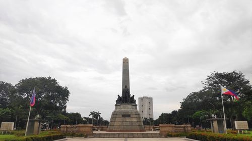 View of historical building against cloudy sky
