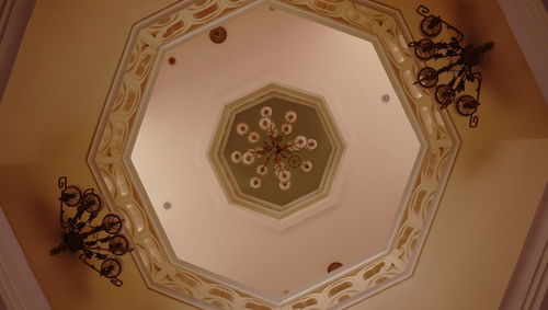 Low angle view of ornate stairs