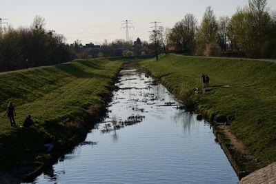 Scenic view of canal