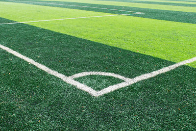 View of soccer field