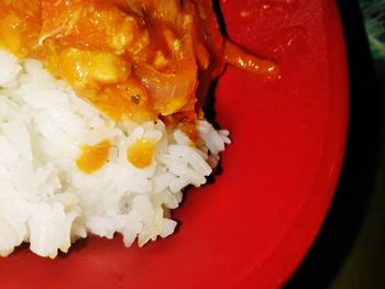 Close-up of sushi on plate