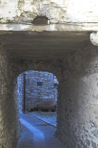 View of old ruin building