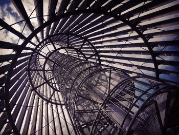 Low angle view of ferris wheel