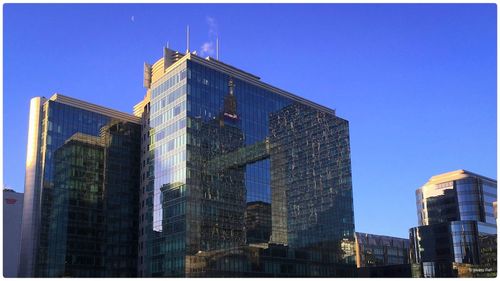 Low angle view of modern buildings