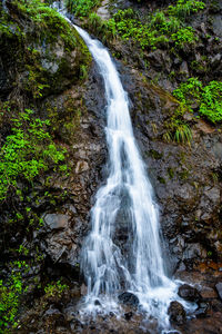 River flowing through rocks