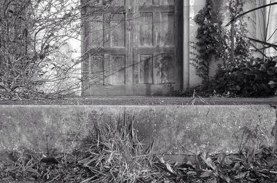 Built structure on field