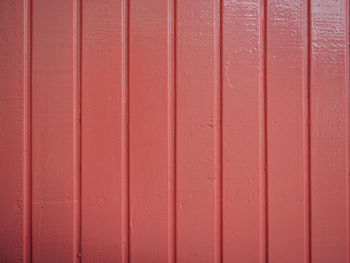 Full frame shot of red wall