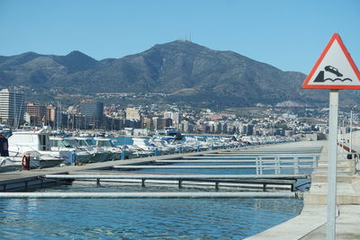 Scenic view of mountains against clear sky