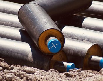 Close-up of pipes