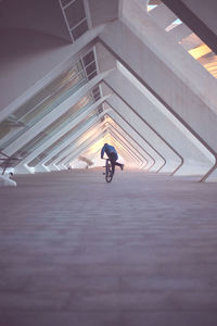 A man doing tricks on a bike