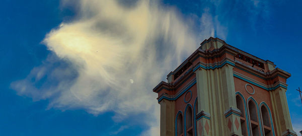 Low angle view of building against sky