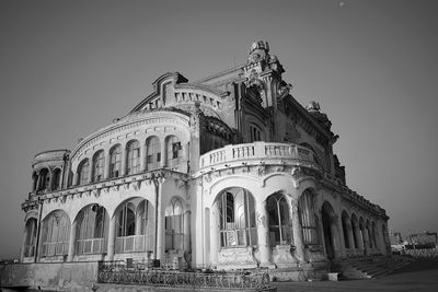 Low angle view of historical building against sky