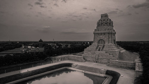 Historic building against sky in city