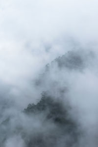 Low angle view of clouds in sky