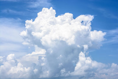 Low angle view of clouds in sky