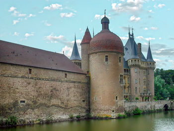 View of old building against sky