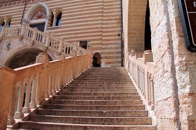 Low angle view of staircase