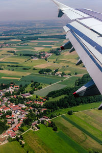 Aerial view of landscape in bravaria