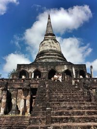 Low angle view of a temple