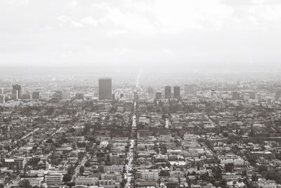 Aerial view of cityscape